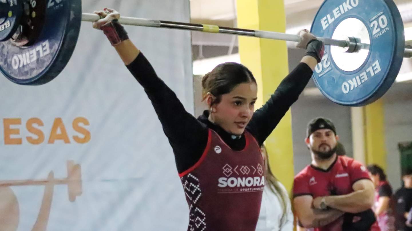 BRILLA PODER DE LA HALTEROFILIA   SONORENSE EN ESTATALES CODESON